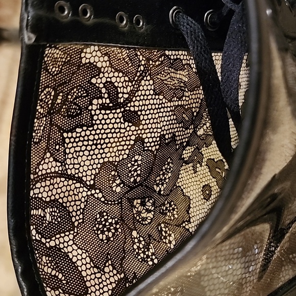 Shoedazzle Clear Floral Booties - Picture 5 of 8